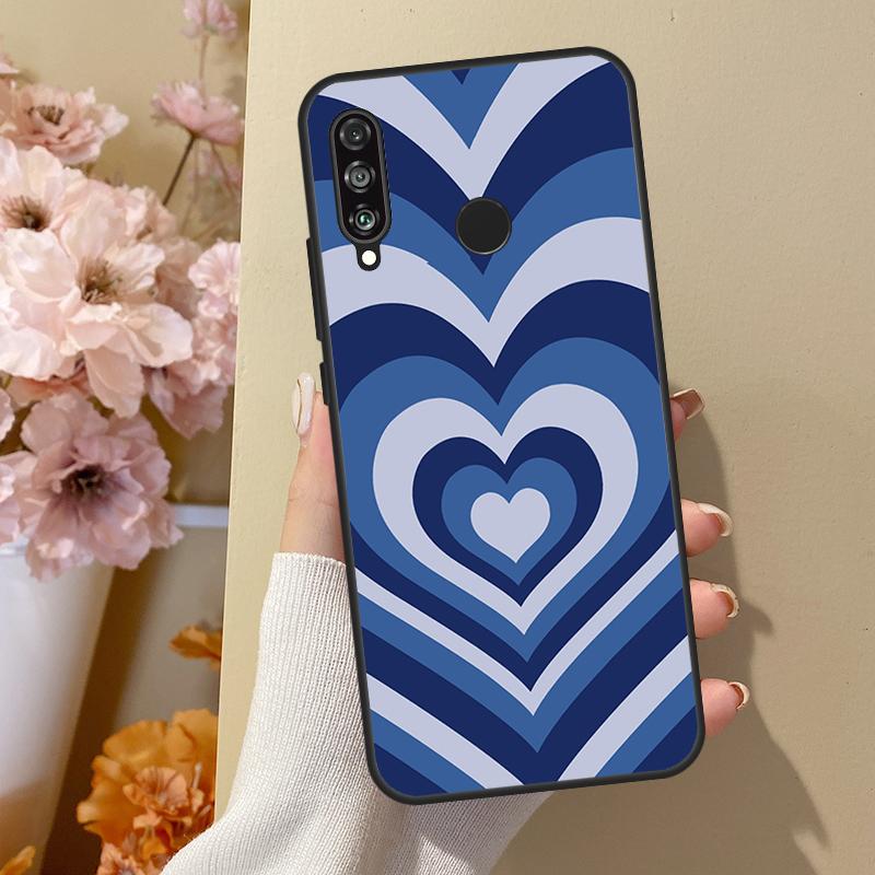 Latte Love Tunnel Brown Heart For Huawei Nova Y70 Y91 Y61 Y73 Y72 Y90 Y60 12s 12i 11i 8i 9 10 SE P40 Lite P30 P60 Pro Case