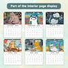 1pc 2026 Wall Calendar, Cute Cat Theme, 12 Months Monthly Plan, Perfect Gift for Birthday, Christmas, New Year