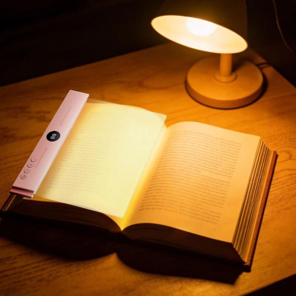 Flat Panel LED Book Light Rechargeable Clear Night Light Portable Flat Reading Light Night Reading