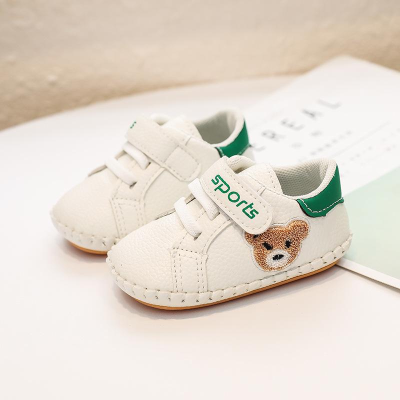 2025 Spring Children Shoes Cute Cartoon Bear Soft Soled Baby Walking Shoes Comfort Anti Slip Kids Casual Shoes Zapatos Para Bebe