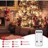 400 LEDs Christmas Tree Lights,LED Christmas Lights with 8 Light Modes,Timer& Memory Function,Remote Control,16 Strands 6.6FT String Light for