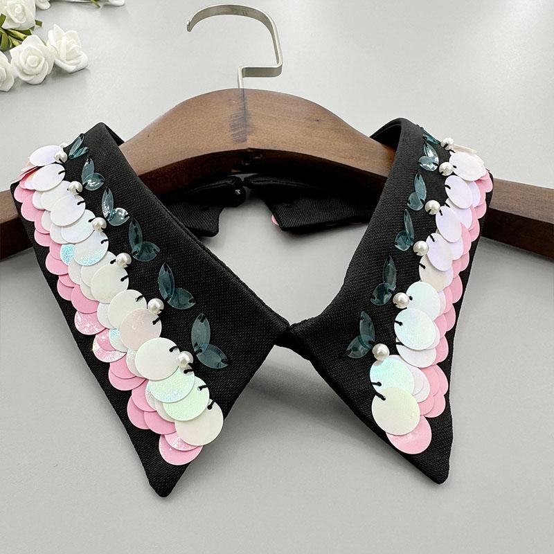 Pearl Women Shirt False Collars Crystal Removable Collar For Women Necklace Fake Collar Detachable Diamond Lacklace Nep Kraagie