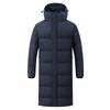Men's Long Sports Down Coat - Over-the-Knee Winter Jacket for Students
