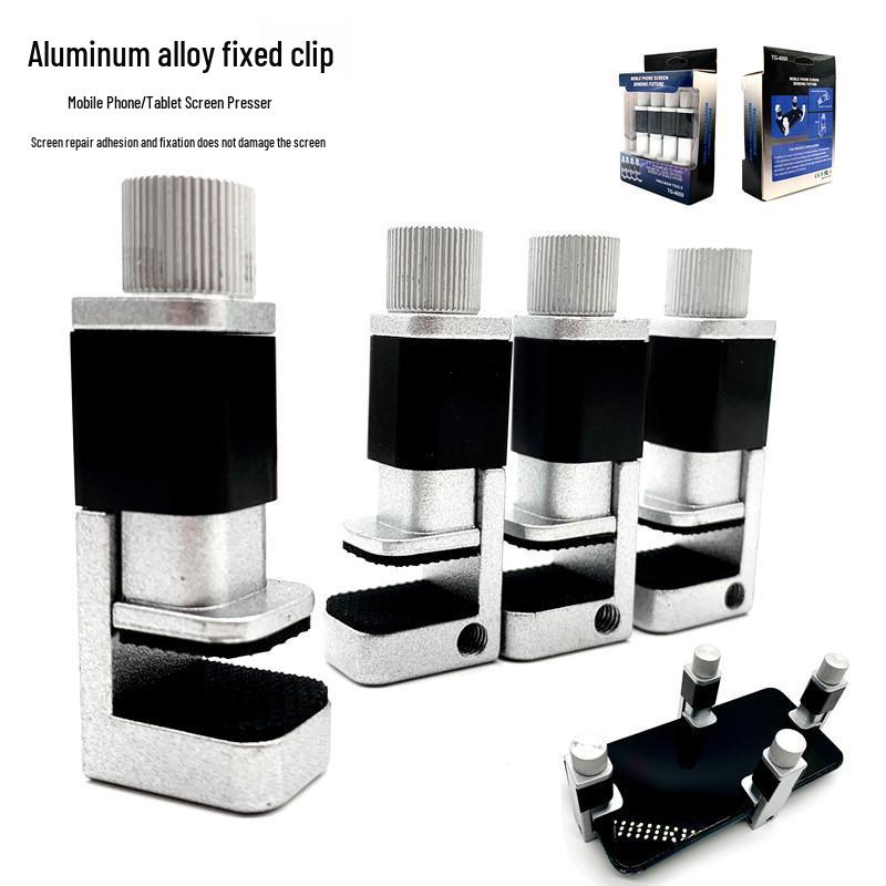 Phone & Tablet Screen Repair Clamp - Metal Clip & Prying Tool