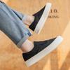2025 Beige Loafers Man Comfortable Cloth Platform Casual Shoes For Man Lightweight Trendy Slip-on Driving Shoes Man Summer Shoes