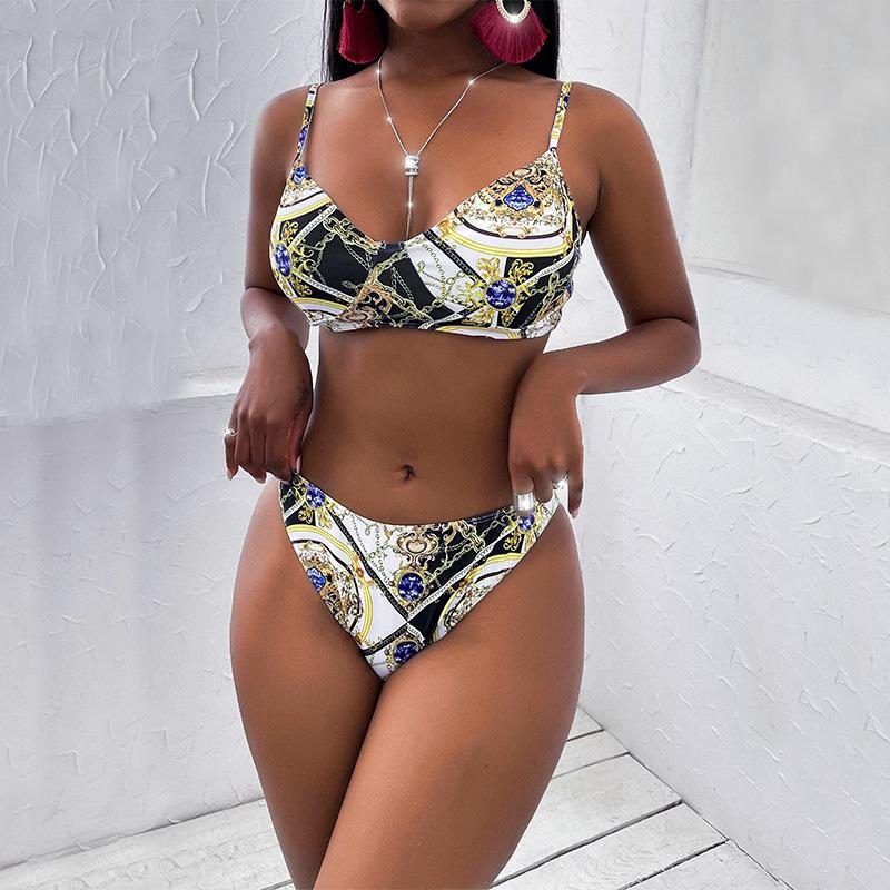 Herdomen Womens Zip-up Long Sleeve Printed Crop Top Bikini Set Swimsuits 3 Piece Outfits with Cover Up Herdomen Womens Zip-up Long Sleeve Printed Crop Top Bikini Set Swimsuits 3 Piece Outfits with Cover Up