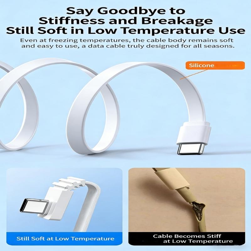 Silicone Short 10/20/50cm Type C to USB C Cable 480mbps 100W Fast Charging Data Cable for Mobile Phone Laptop Tablet
