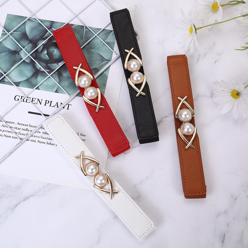 Elastisk damesweaterbelte 2024: Tynn, Hektekant, High-End Dekorativ Midjeinnstrammer