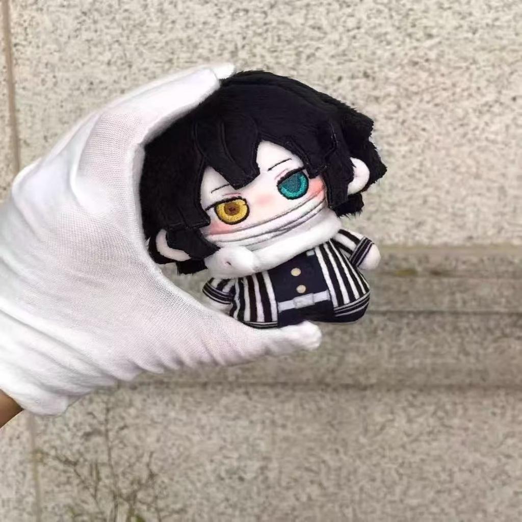 10cm Demon Slayer Plush Dolls Collection Giyu/Muichiro/Yoriichi/Nezuko/Shinobu/Muzan Cotton Doll Stuffed Plush Toys Anime Merch