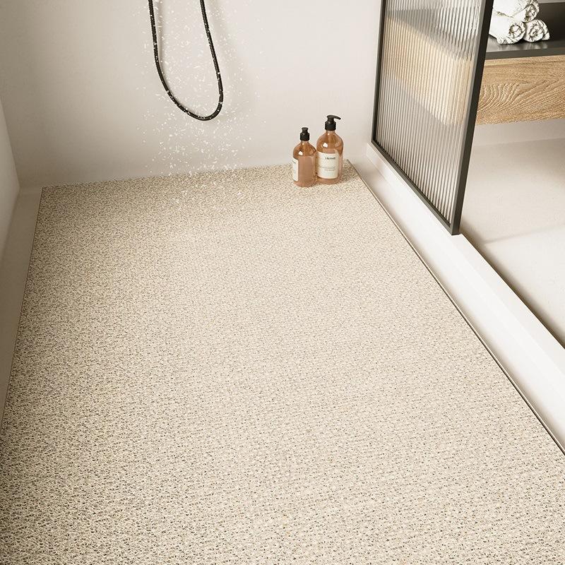 Simple Bathroom Floor Mat, Dust Removal And Wear-Resistant Silk Ring Floor Mat, Large Size, Full Floor, Shower Mat, Dirt-Resistant And Non-Slip