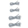 4x Elastic Elastic Rope Lying Chair Accessories With Round And Thick Binding Rope For Courtyard And Garden Furniture