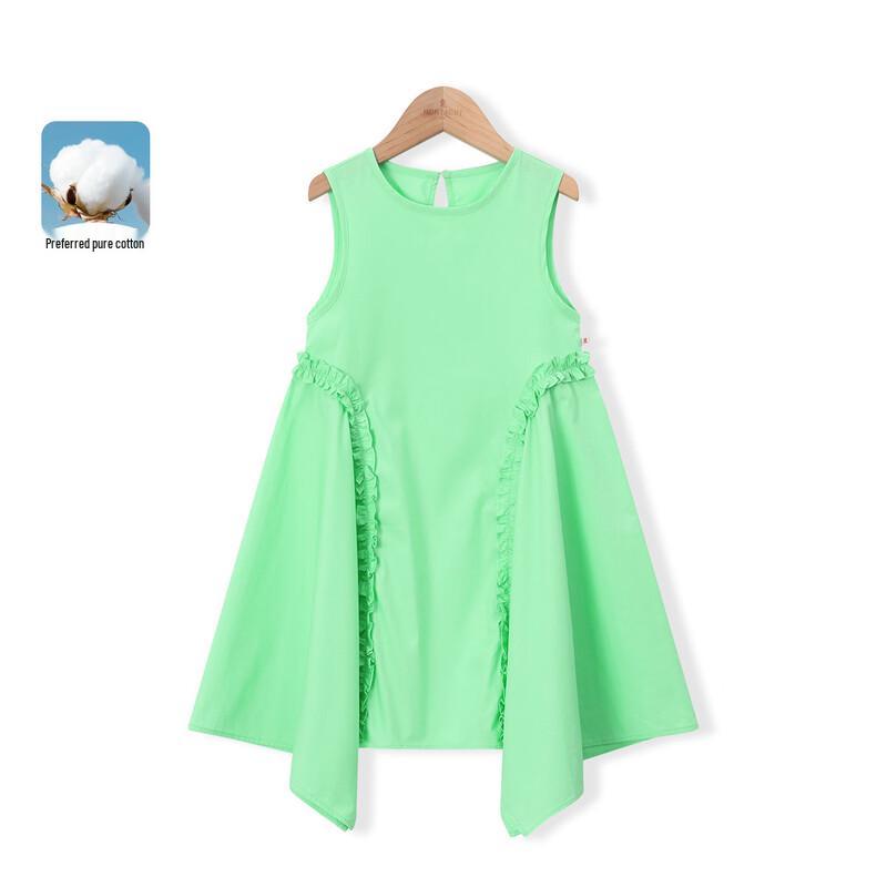 MonTAGUT Girls' Sleeveless Casual Midi Dress