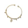 Hand Evil Eye Bracelet For Women Stainless Steel Zircon Bracelet Bangle Turkish Lucky Luxury Couple Zircon Pulseras Bijouxfemme