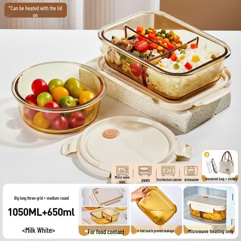 Qiwai Glass Lunch Box