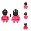 Squid Game Red Guard Worker Staff Plush Toys Front Man 001 456 218 Doll Stuffed