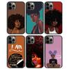 Afro Black Girl Phone Case Back Cover for iPhone 17 Air 16 15 14 13 11 12 Pro Max Plus Shell Coque