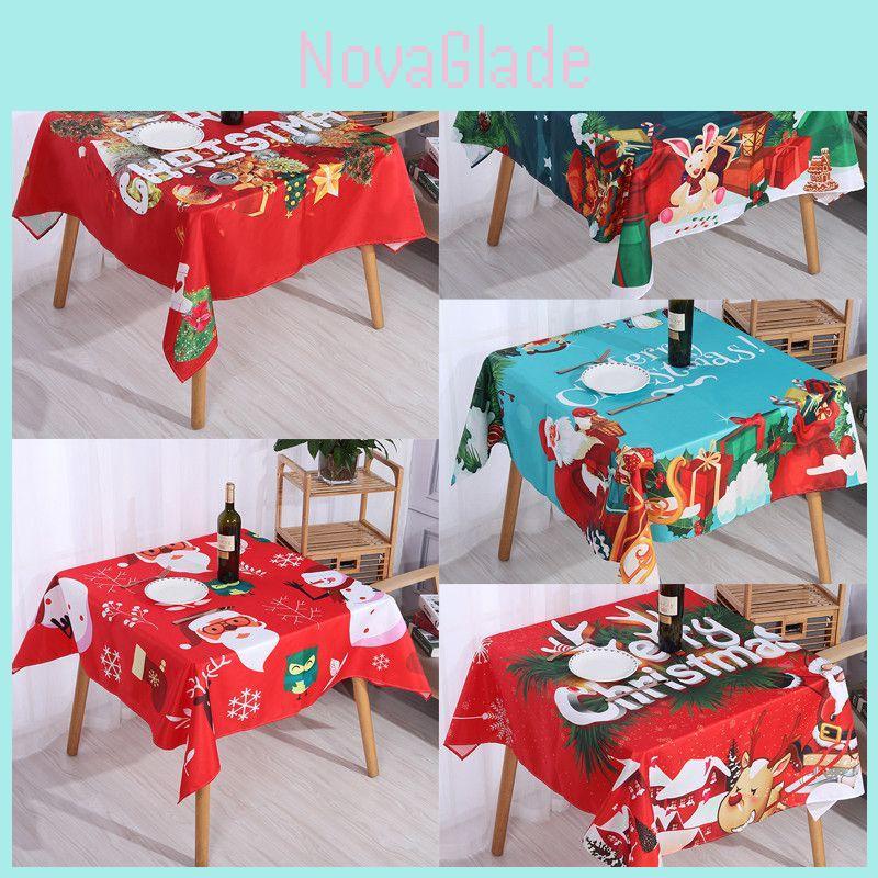 Chic Rectangular Christmas Tablecloths Perfect For Holiday Parties And Festive Gatherings