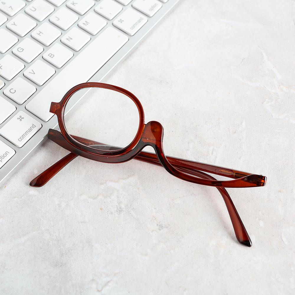 New Single Frame Rotatable Reading Glasses Magnifying Makeup Glasses For Women Presbyopic Eyeglasses For Elder Unisex +100~+400