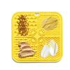 Slow Feeder Lick Mat with Suction Cups Silicone Pet Bowl for Anxiety Relief Digestion BPA-Free Portable Dog Food Puzzle Mat for Wet Food Yogurt Treats