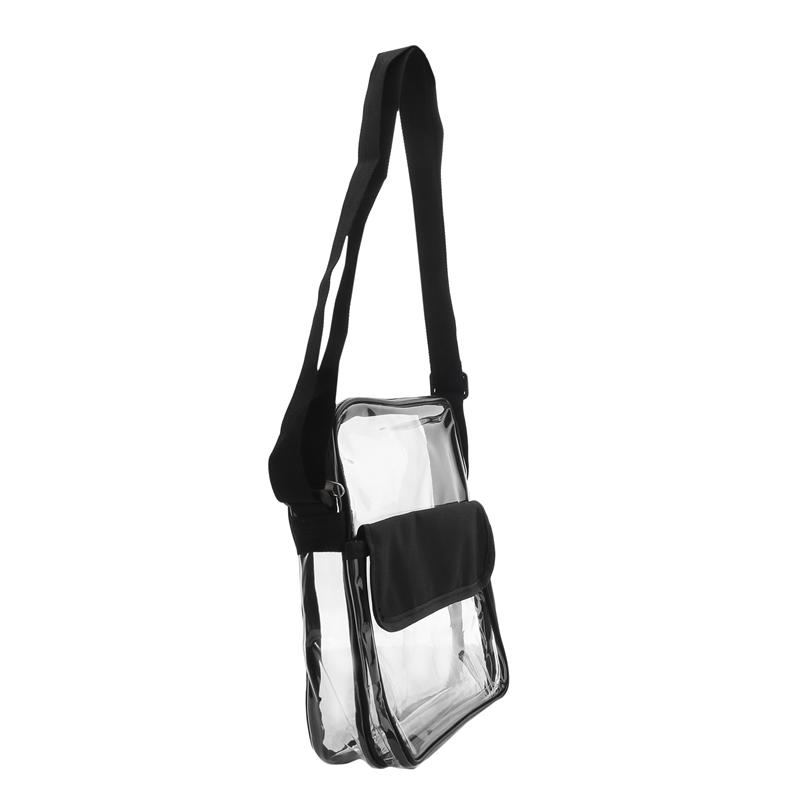 Transparent Single Shoulder Bag Travel Storage Shopping Bag Shoulder Crossbody Bag for Women