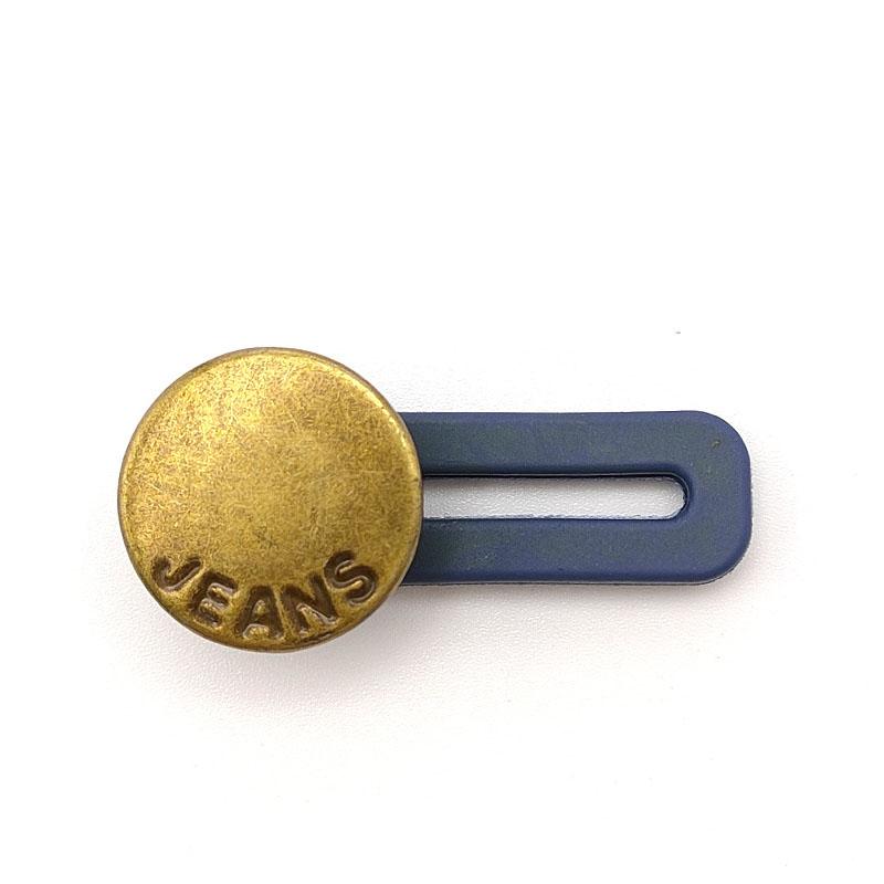 5PCS Metal Button Extender For Pants Jeans Free Sewing Adjustable Retractable Waist Extenders Button Waistband Expander