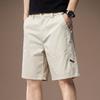 Hochwertige amerikanische Eis-Seide dünne schnelltrocknende Sportbekleidung Shorts Herren Sommer Neu Vertikal Gerade Locker Hose