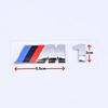 BMW M series M1 M2 M3 M4 M6 M7 rear luggage compartment logo sticker ABS changed to silver/black sticker M logo