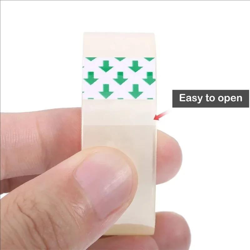 10/5/3/1Rolls Transparent Tape Refills Wrapping Tape Roll 0.8cm 1.2cm 1.8cm High-viscosity Adhesive Tapes Home School Supplies