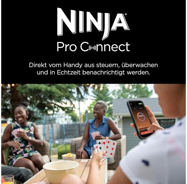 Электрогриль Ninja Woodfire Pro Connect XL Outdoor Grill & Smoker (OG901EU)