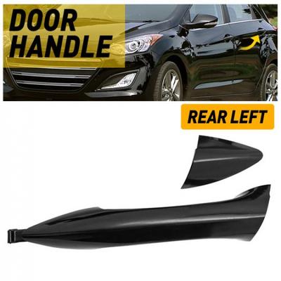 Black Exterior Door Handle Fit For Hyundai Elantra 2011-2016 Rear Left