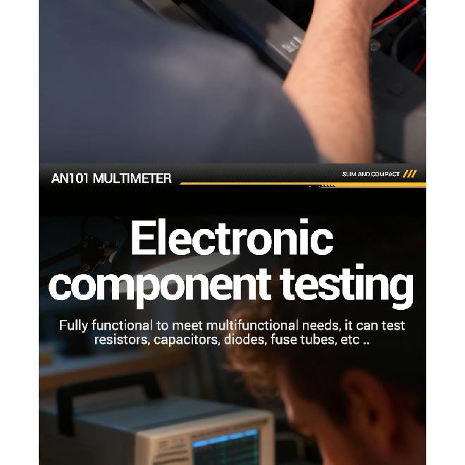 Digital Mini Multimeter ANENG AN101 4000 Counts Professional AC/DC Voltage Tester Automotive Current Tester Electrician Tools