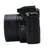 48MP 2K Digital Camera Double Lens Portable 16X Zoom Camera with Games Music Filters for Travel Black