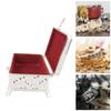 Vintage Metal Jewelry Box Soft   Rust   Rectangular Trinket Box for Girl Women Necklace Rrings Rings