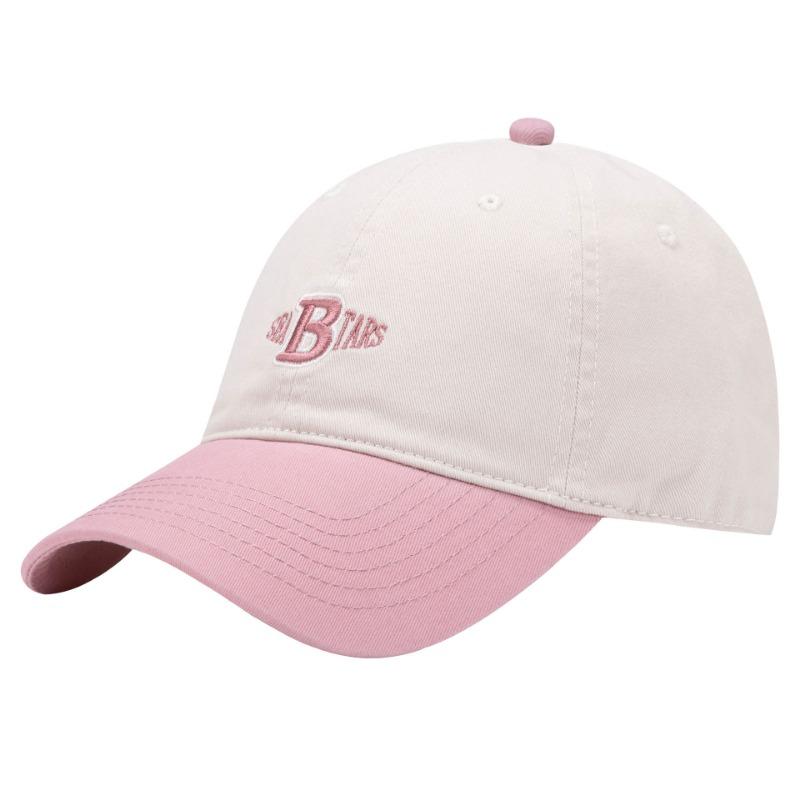 Premium large brim color matching baseball cap women's versatile trend deep top cap outdoor sun hat