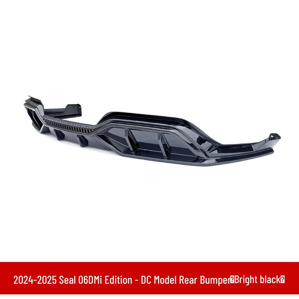 BYD Seal 06DMI-DC Accessories: Rear Wing, Spoiler, Front Bumper, Splitter, Side Skirts, Rear Lip, Rear Bumper.