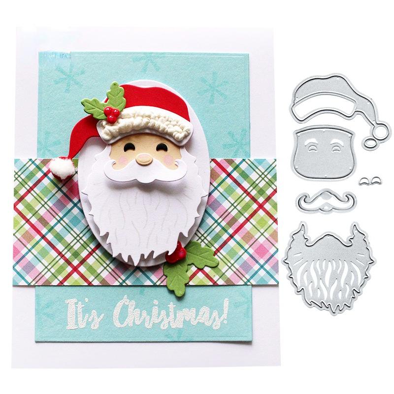 Christmas Santa Claus Metal Cutting Dies Stencils For DIY Scrapbook Decor Handmade Card Making Embossing Mold Craft Die Cutting Template
