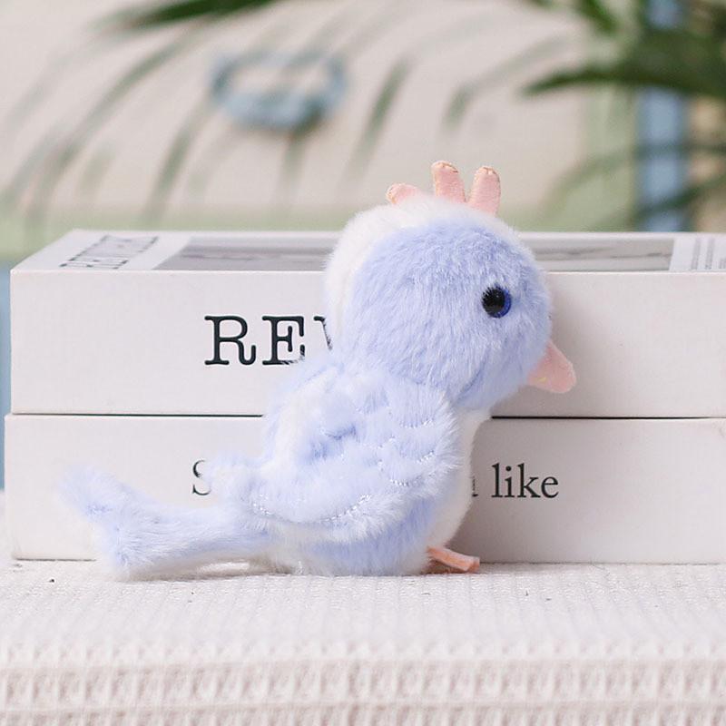 Plush Bird Keychain Cute Small Sparrow Toy For Bag Decoration And Collectors