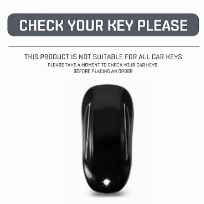 Tesla Car Key Case Model X Y Model 3 Key Shell Button Durable Metal Key Chain Car Accessories For Tesla Vehicle Owners