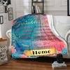 Granddaughter'S Love Hug Blanket Warmthful Decor Great For Sofa Couch Office Bed Picnics Four Seasons Multipurpose Digital Print Birthday Christmas
