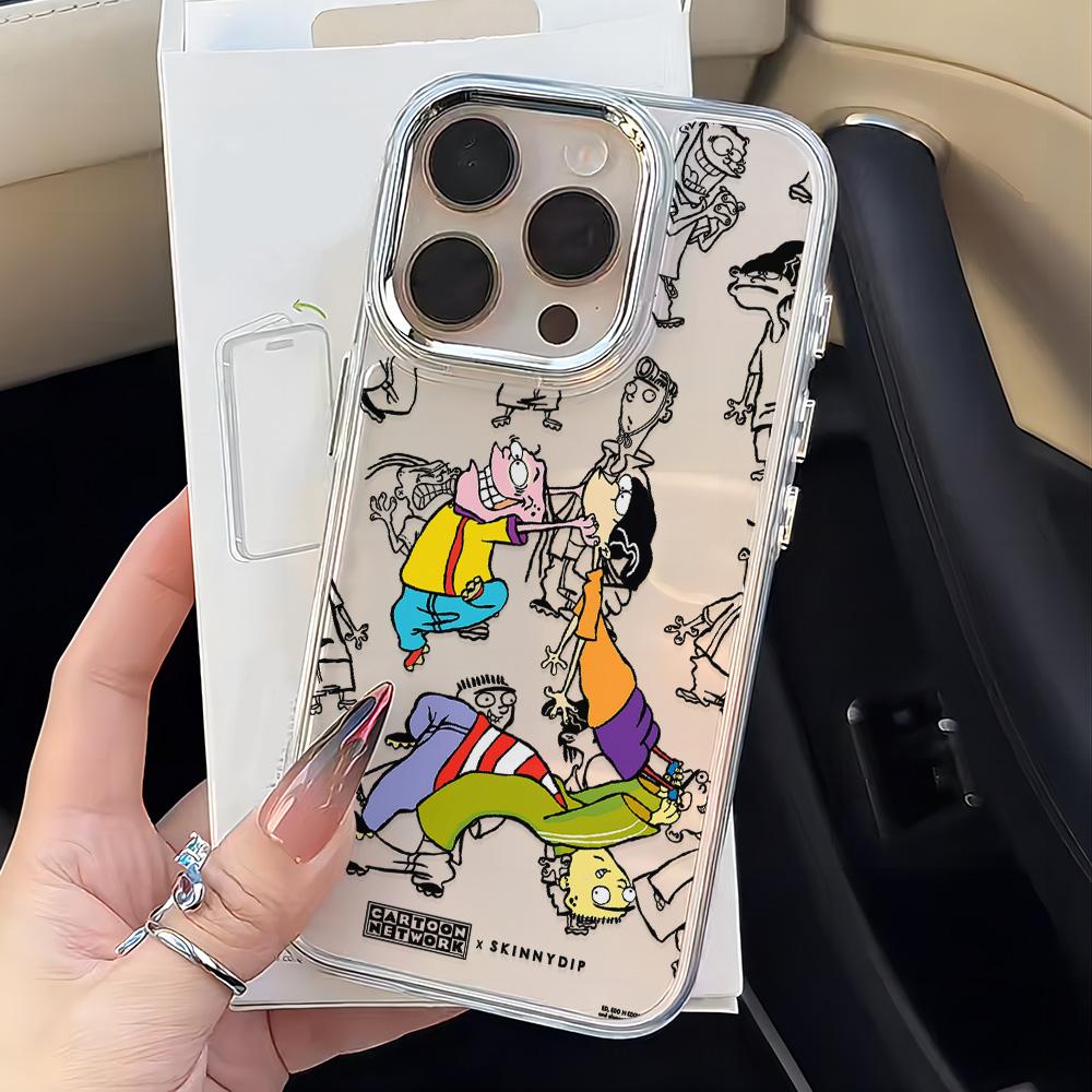 Funda de Teléfono E-Ed Edd N Eddy para Samsung Galaxy S25 S24 S23 S22 S21 S20 Note20 FE Ultra Edge Plus 4G 5G Transparente Suave