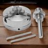 Mini-Drehbankfutter 3-Backen-Drehbankfutter für Drechselarbeiten Selbstzentrierend Präzisionsspannzange Bohrzubehör für Werkstatt