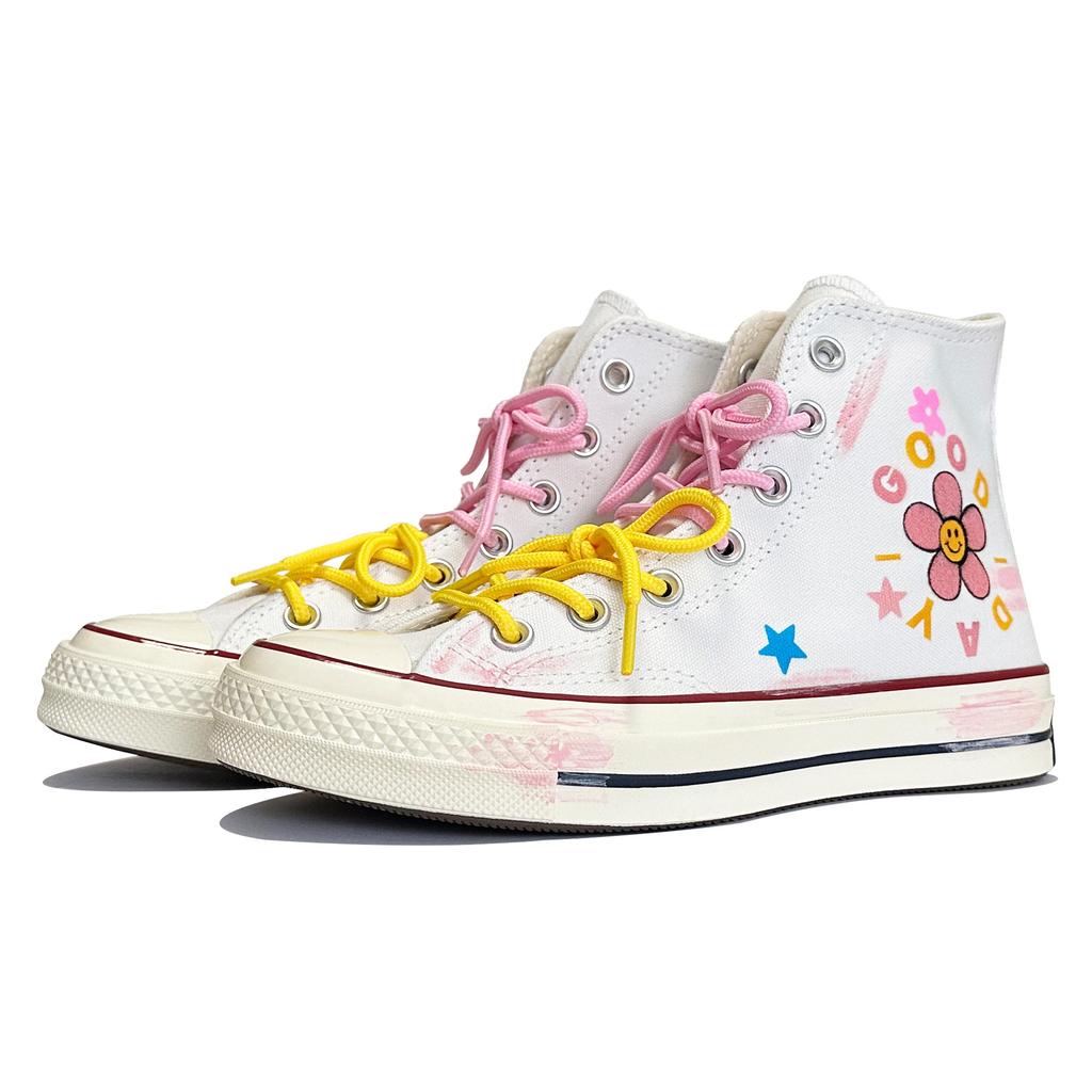 Converse 1970s Slip Resistant Coverage Quick Dry High top Canvas Shoes Unisex White 162056C(TeamK-)