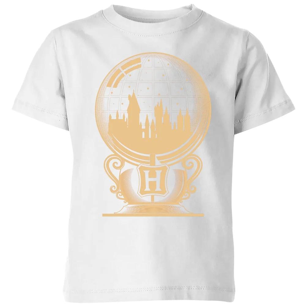 Harry Potter Hogwarts Snowglobe Kids  T-Shirt - White - 3-4 Years 140