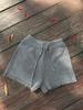 Damen Retro Elastische Taille Strickshorts: Japanischer & Koreanischer Stil, Schlankmachend, Vielseitig, Weiter Beinschnitt, Herbst/Winter Kleidung
