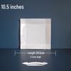 Lijia Fitment Melamin Quadratische Speiseteller (5er-Pack)