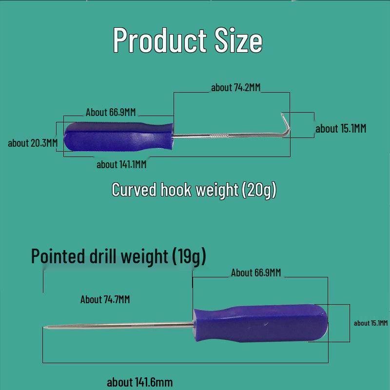 Oil Seal & O-Ring Removal Tool Set - Screwdriver, Puller, Hook for Car Maintenance
