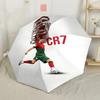 Ronaldo's Dynamic Leap Outdoor Automatic Umbrella Folding Umbrella with 8 Ribs Compact Design All-Season Travel Vibrant Pattern Umbrella