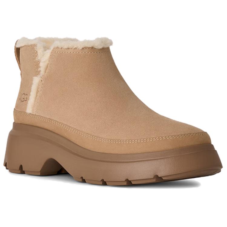 UGG Calimuze Ultra Mini Slip-On Fleecegefüttert, Minimalistische Mode Schneestiefel Damen Sand 1174495-SAN