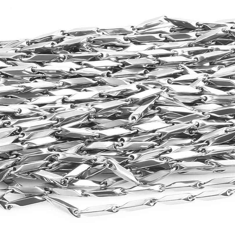 

Personality Three-Dimensional Geometry Stainless Steel Chain Necklaces For Women Men Jewelry On The Neck Necklace 45/50/60/70cm 1pcs&45cm