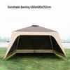 Rainproof Camping Tarp with Side Wall